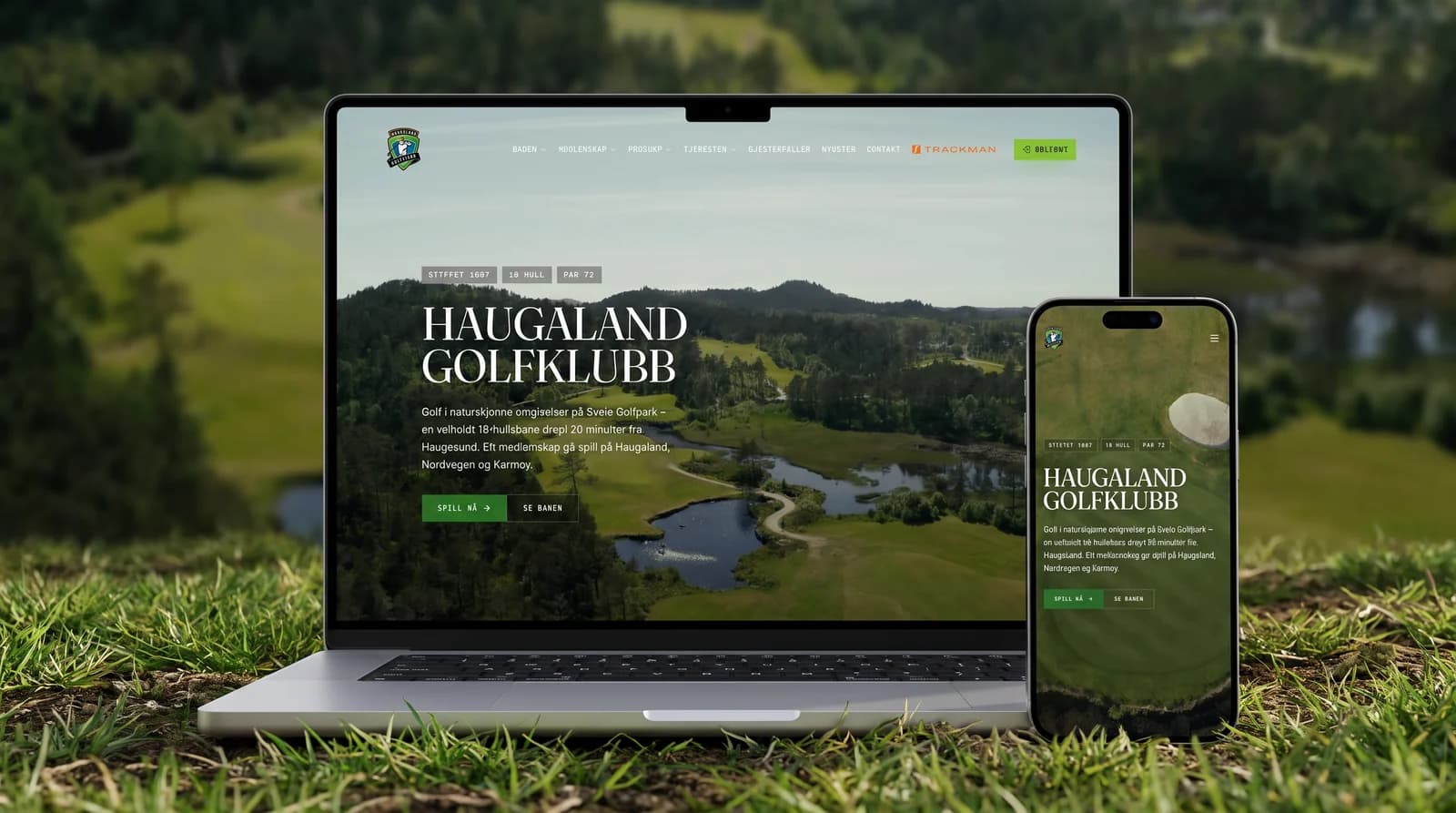 Skjermbilde av Haugaland Golfklubb