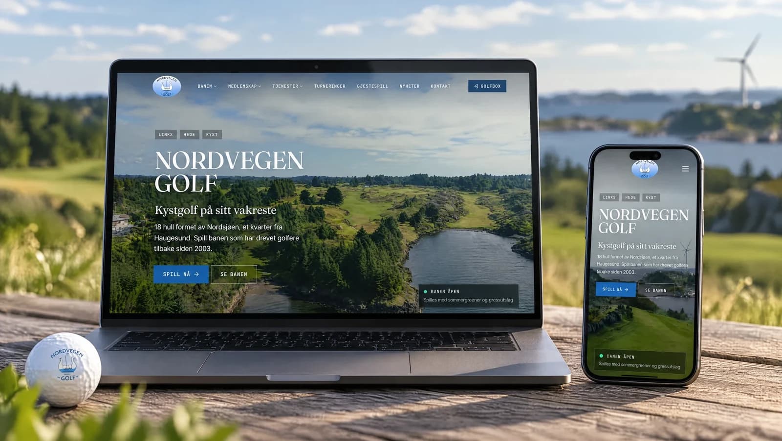 Skjermbilde av Nordvegen Golf